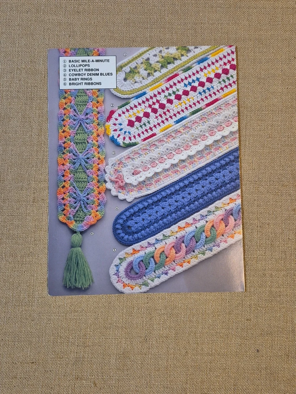 Vintage 1990's/2002 Lot Of 4 Mile-A-Minute Crochet Pattern Books - Picture 12 of 14